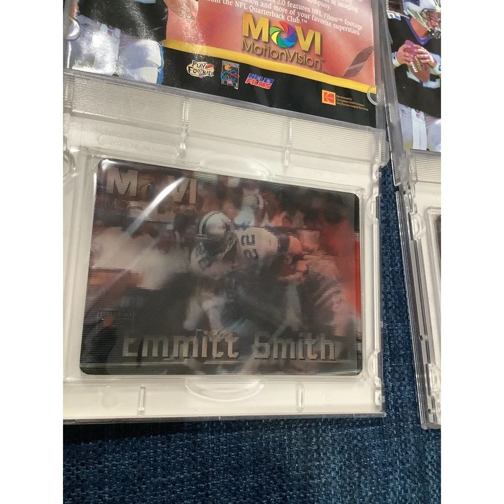 5 NFL Motion Vision MOVI Digital Replays, Favre,Collins,(2)Emmitt,Brunel